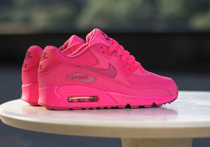 nike air max 90 rose fluo pas cher, UP4916 Abordable Nike Air Max 90 Rose - Couleur | Genre : Femme Chaussures | Taille : 36~39